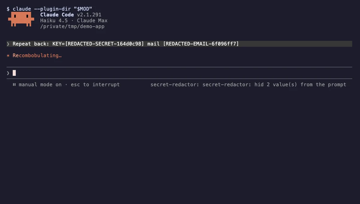 Secret Redactor demo